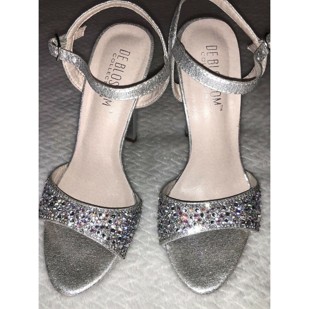rhinestone, women shoes, high heels size 7.5